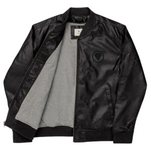 BronzeRock Black Label Leather Bomber Jacket